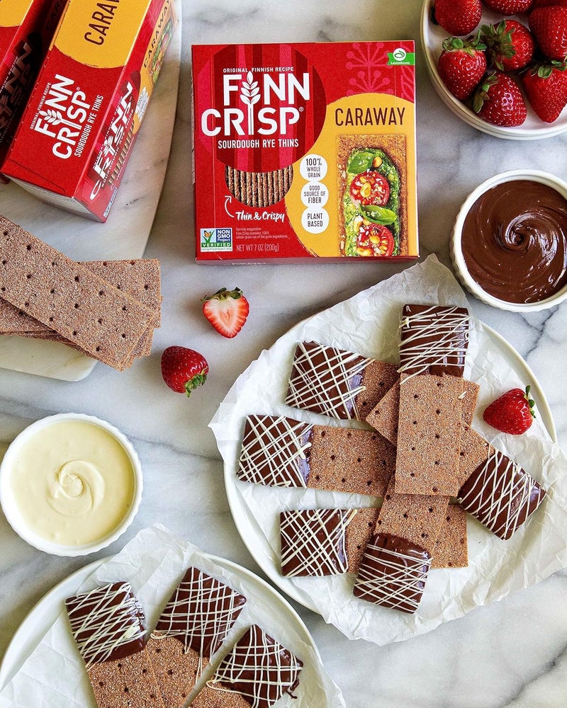Finn Crisp Sourdough Rye Thins - Caraway Flavor - Image 5